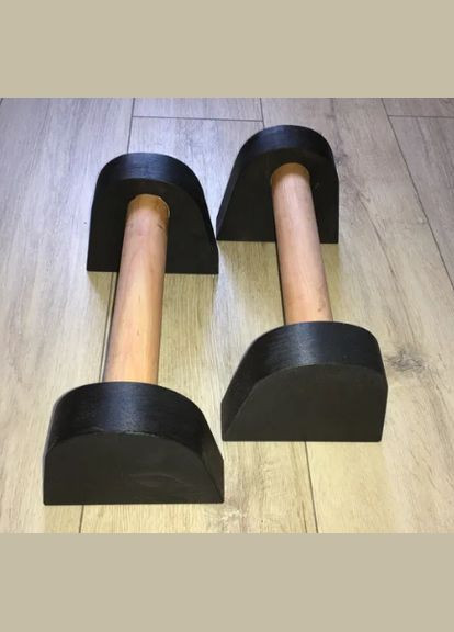 Упоры для отжиманий (паралетсы) из дерева Рибейра бланже-венге (ПРЛ-00130112) No Brand (328226112)