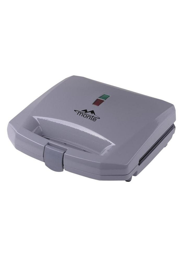 Бутербродниця MT-3512 сендвічниця гриль для гарячих бутербродів 800 Вт Сірий Monte (298875948)