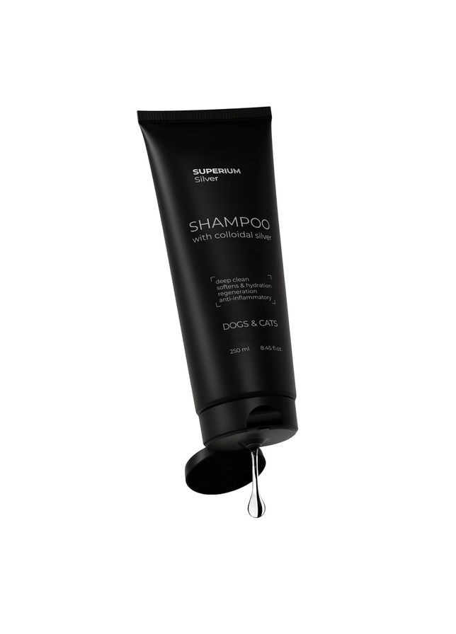 СУПЕРІУМ Сільвер шампунь універсальний з колоїдним сріблом для котів та собак, 250 мл No Brand (363201492)