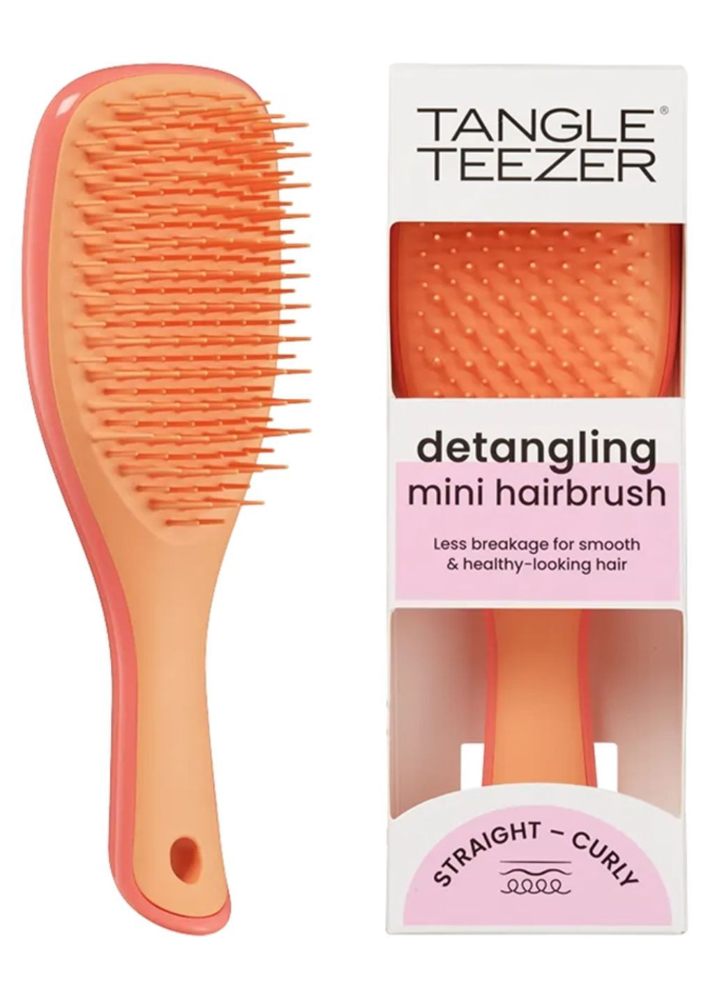 Щітка для волосся The Ultimate Detangler Mini Salmon Pink & Apricot Tangle Teezer (296470656)