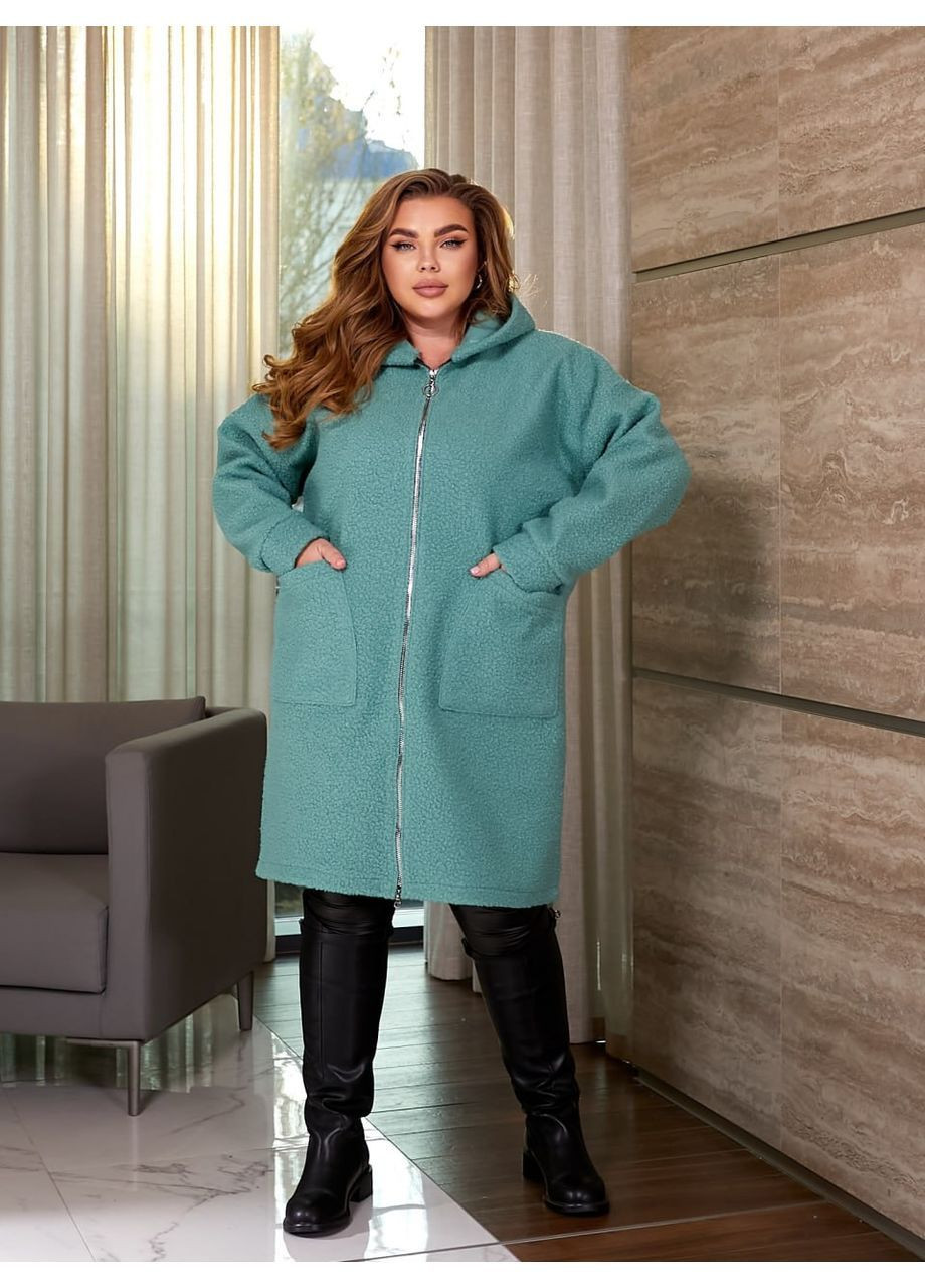 Фисташковый демисезонный кардиган No Brand