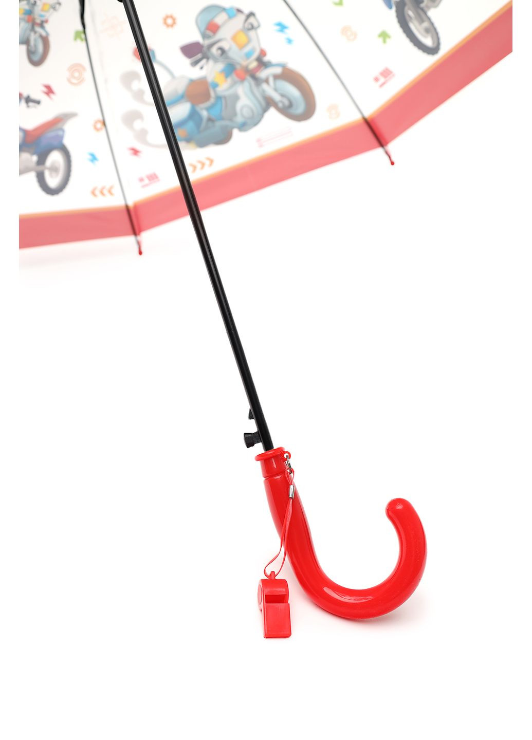 Зонт-трость для мальчика цвет красный CB-00277488 No Brand (331110653)