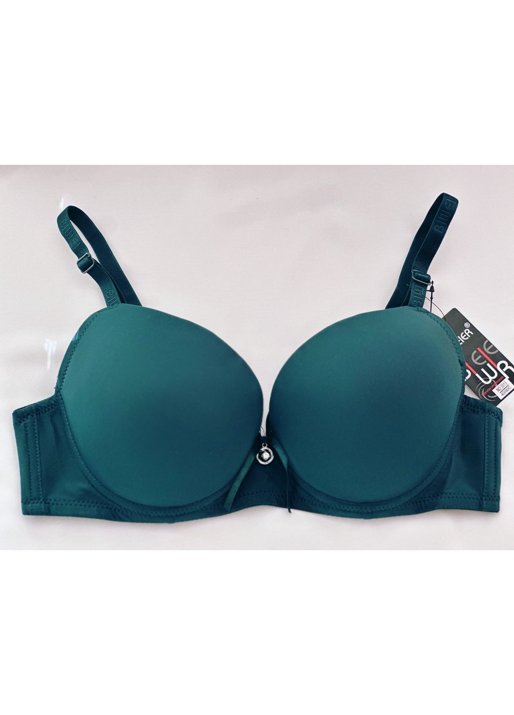 Изумрудный бюстгальтер с косточками Biweier