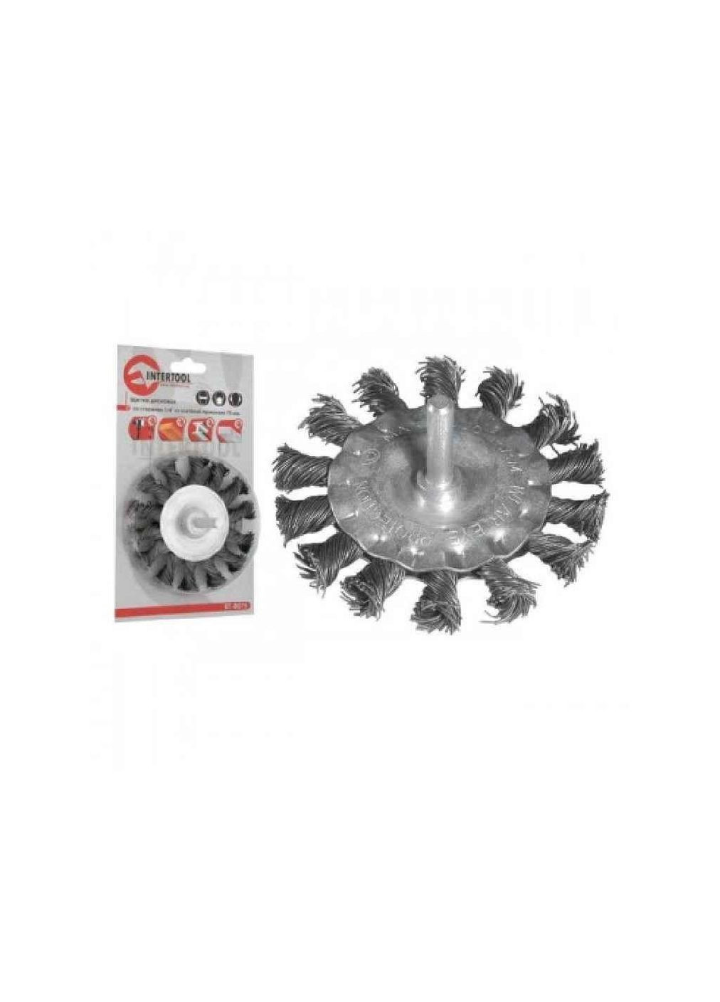 Щетка кольцевая 100 мм для дрели, 1/4 BT8100 ТМ Intertool (304993122)