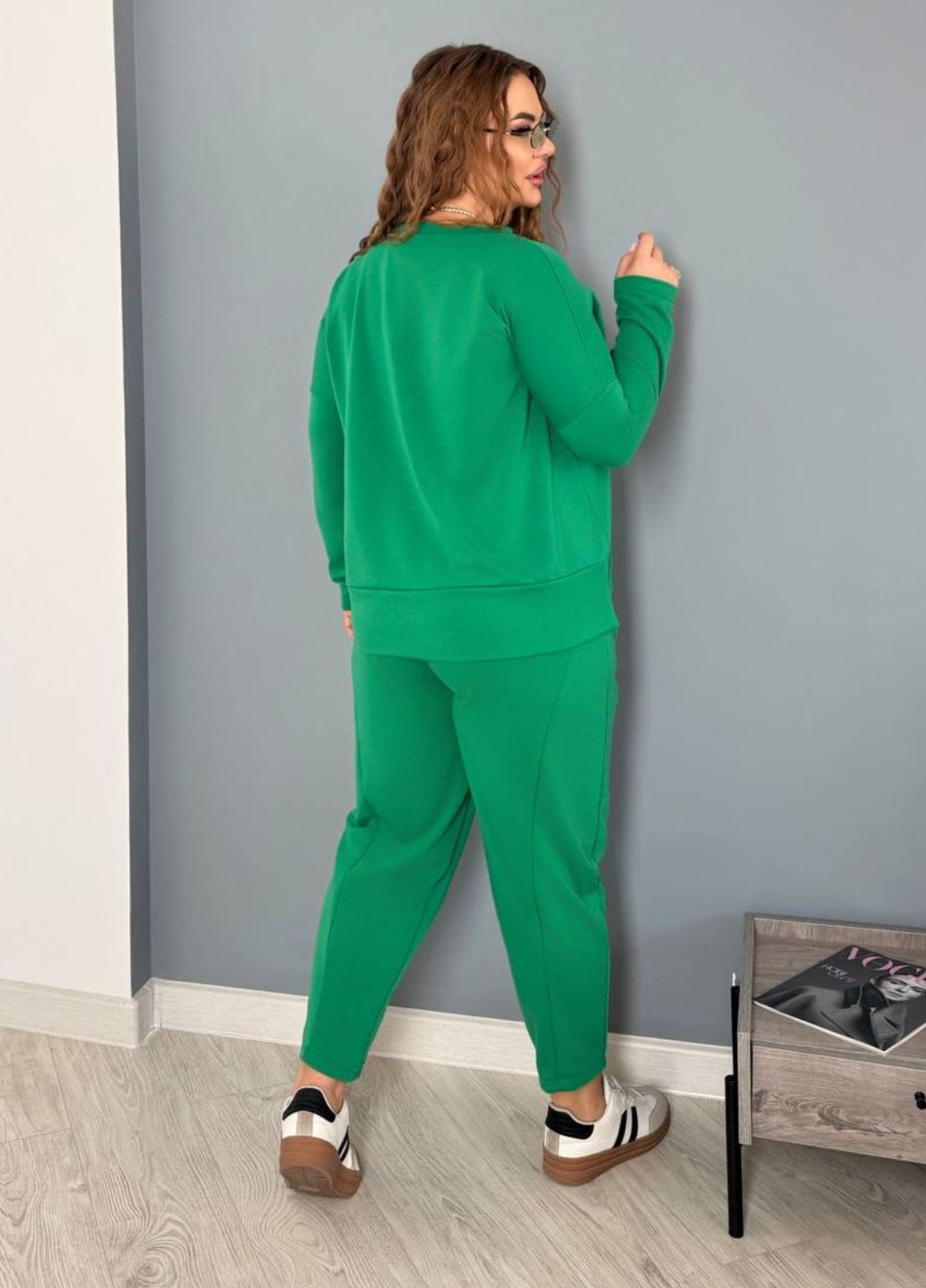 Женский однотонный костюм из двунитки Allthings (323196991)