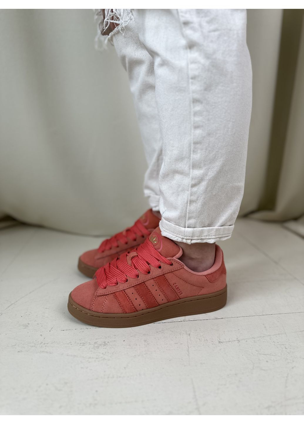 Цветные демисезонные кроссовки мужские adidas campus 00s wonder clay preloved scarlet адидас кампус No Brand