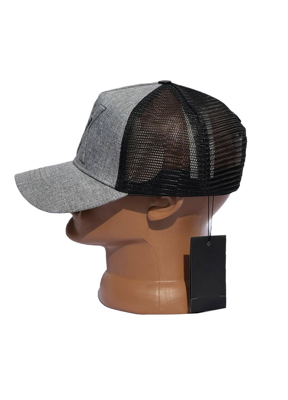 Серая мужская кепка – стильная сеточка для городского образа No Brand (362356157)