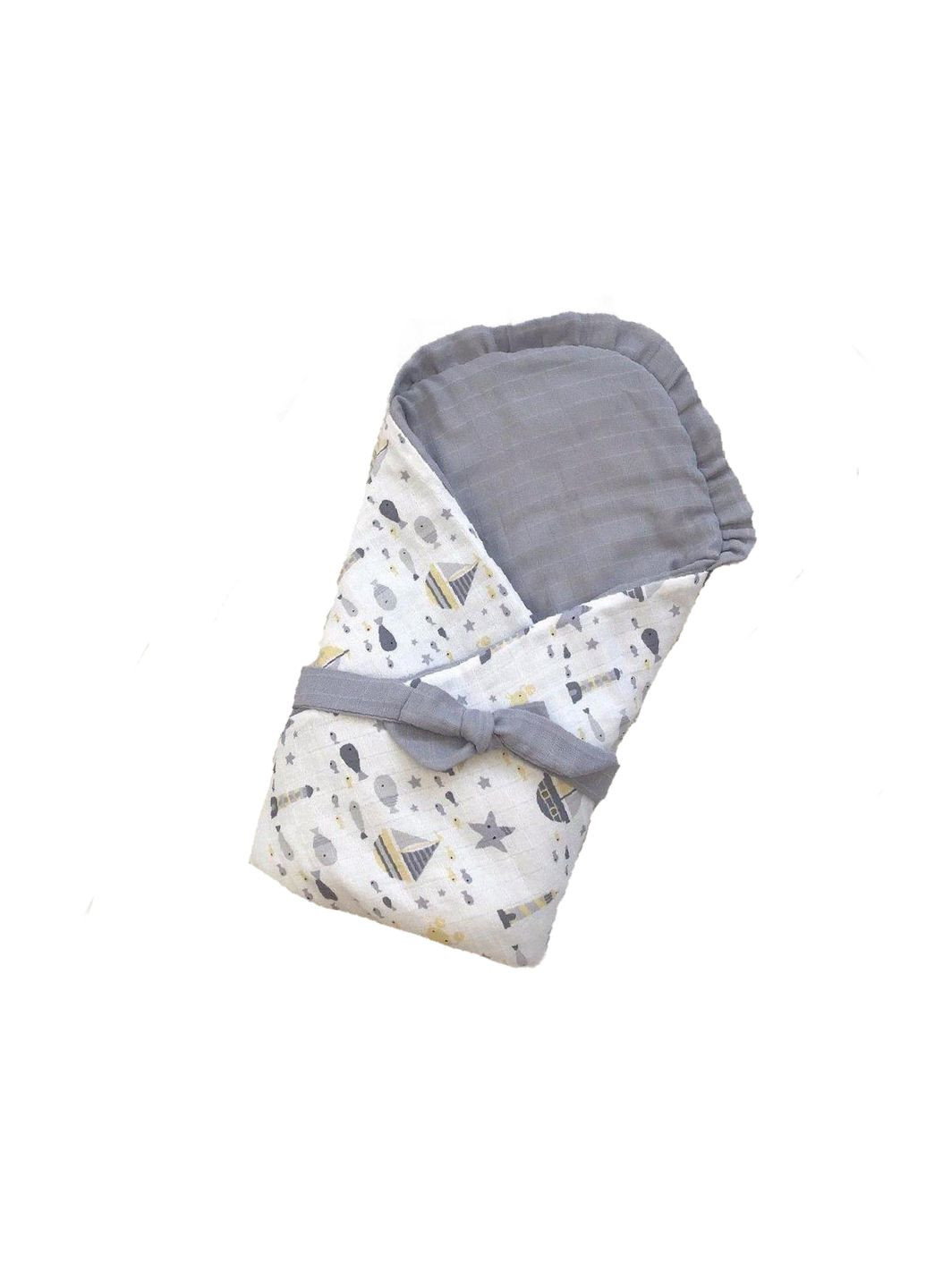 Мусліновий плед-конверт "Морський бриз " Moontime (354827161)