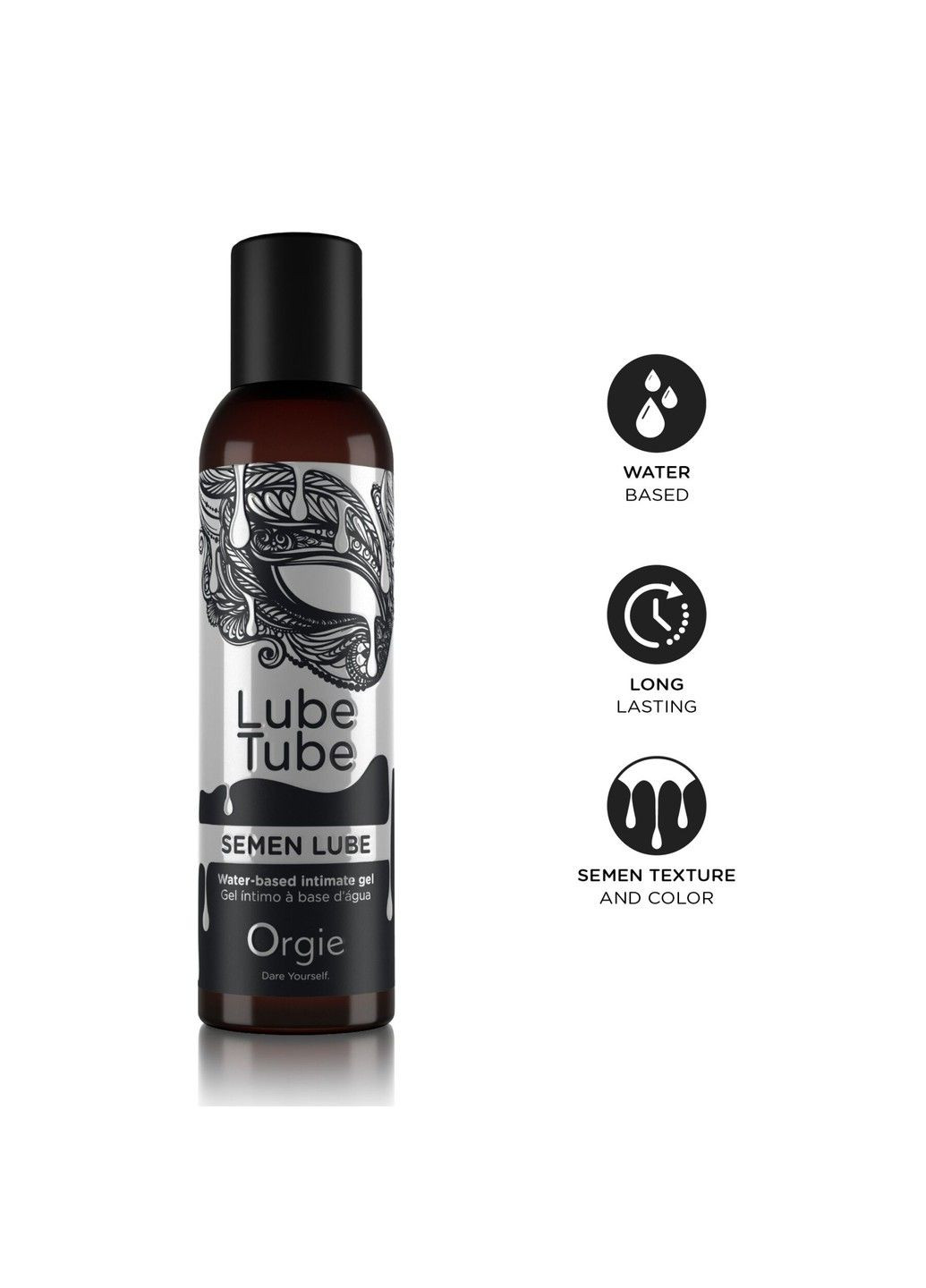 Лубрикант с имитацией спермы Lube Semen Lube, 150 мл, водное основание, без вкуса и запаха Orgie (329447450)
