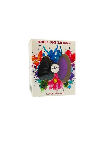 Вибраируйте Magic Egg 3.0 Purple с пультом ДУ CherryLove Alive (282708762)