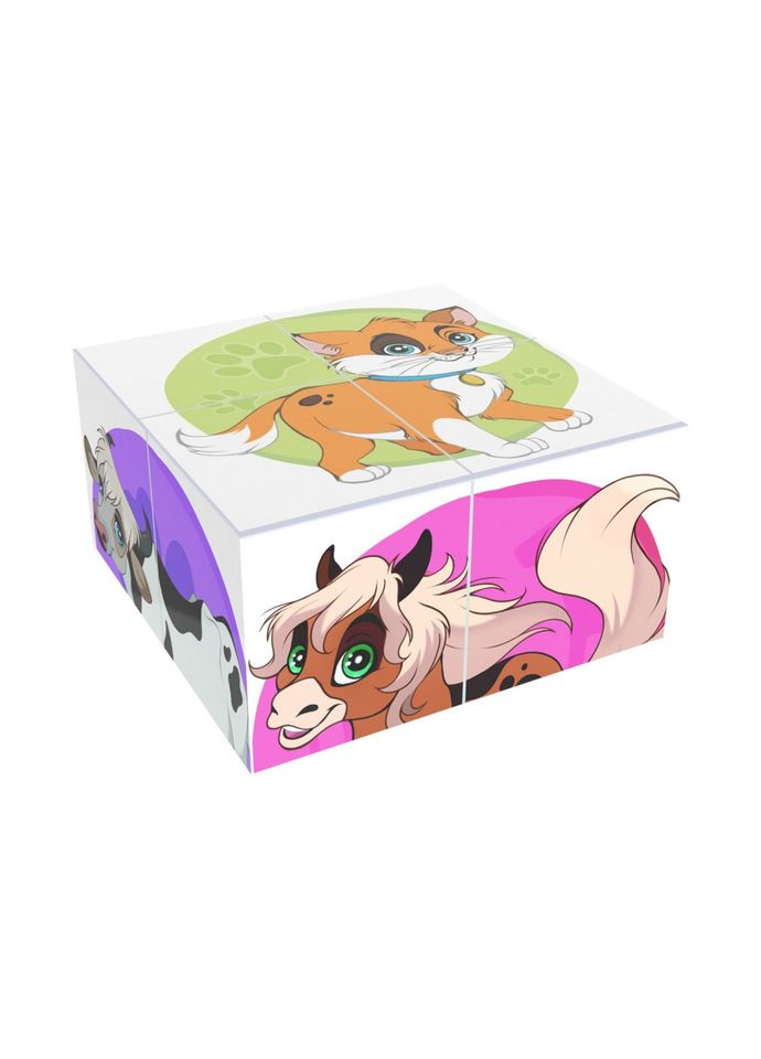 Розвиваючі кубики "Домашні тварини" 1837TXK ТехноК (311291240)