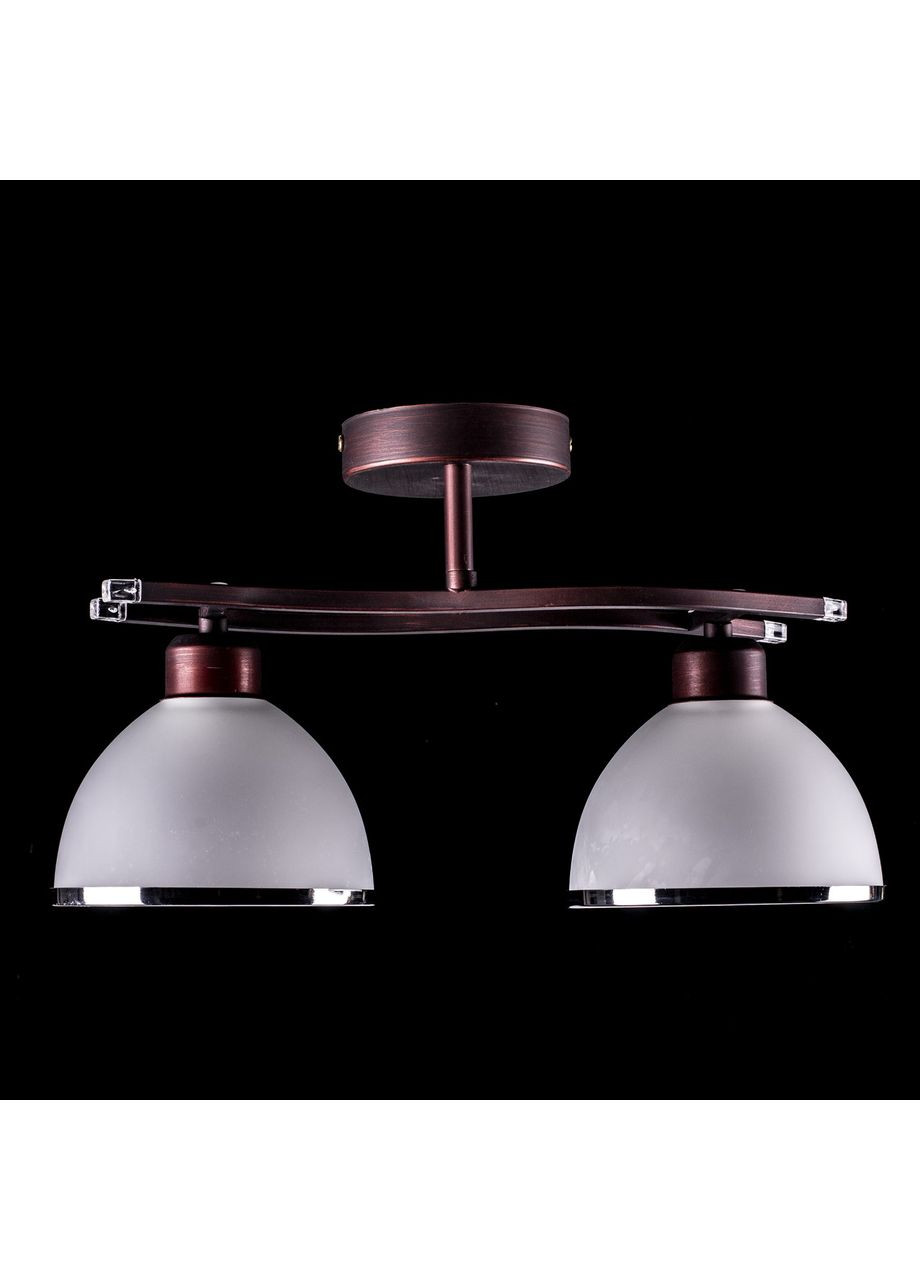 Потолочная люстра на две лампочки (венге) 1300/2C/CD+WT No Brand (352230042)