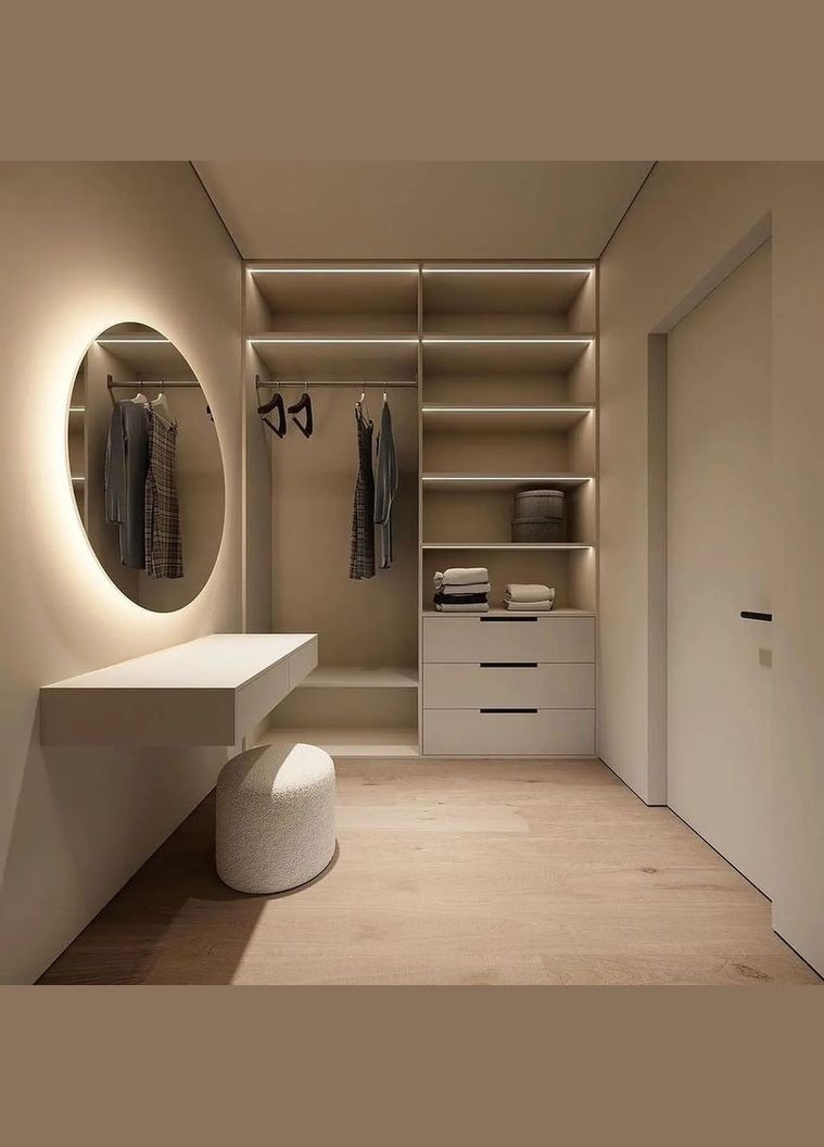 Круглое зеркало с подсветкой D50 Glass (280926882)