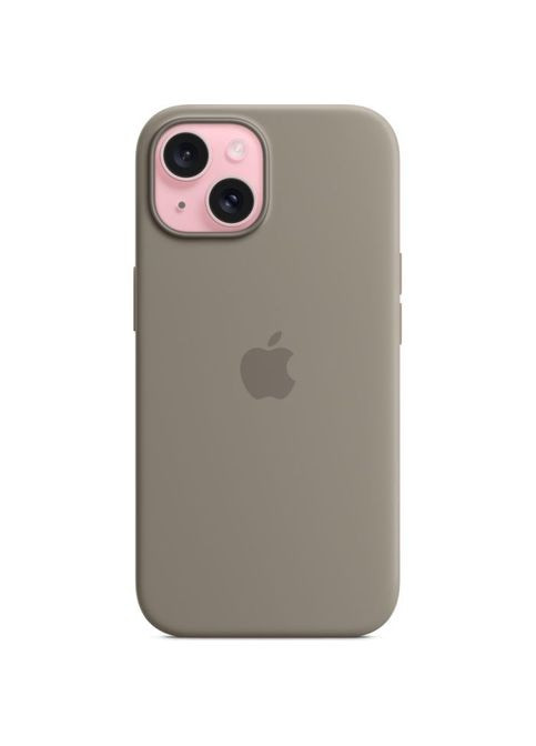 Чохол до мобільного телефона (MT0Q3ZM/A) Apple iPhone 15 Silicone Case with MagSafe Clay (361110007)