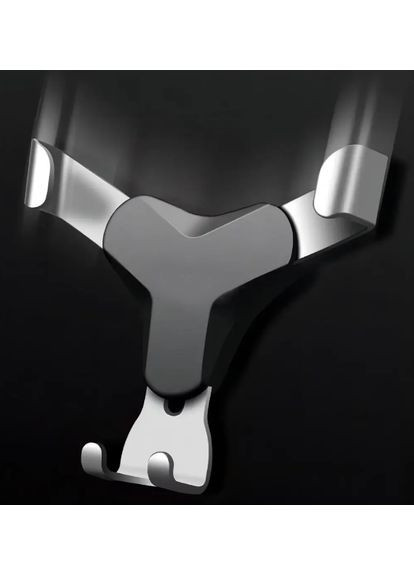 Універсальний тримач для телефону автомобіль в дефлектор «Compact» (сіро ) China (366874912)