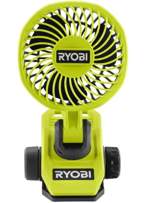 Вентилятор аккумуляторный клипса USB Lithium RCF4-0 4В 3800об·мин вращение 325° поворот 180° 2 скорости 0.29кг без АКБ и ЗП Ryobi (342397730)