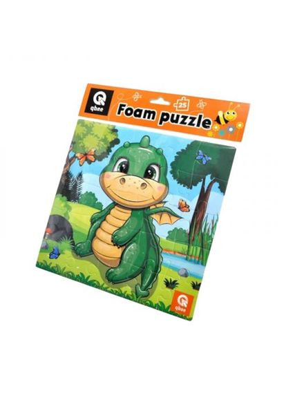 Пазлы фомовые - 25 элм. "Динозаврик" qbee (369728293)