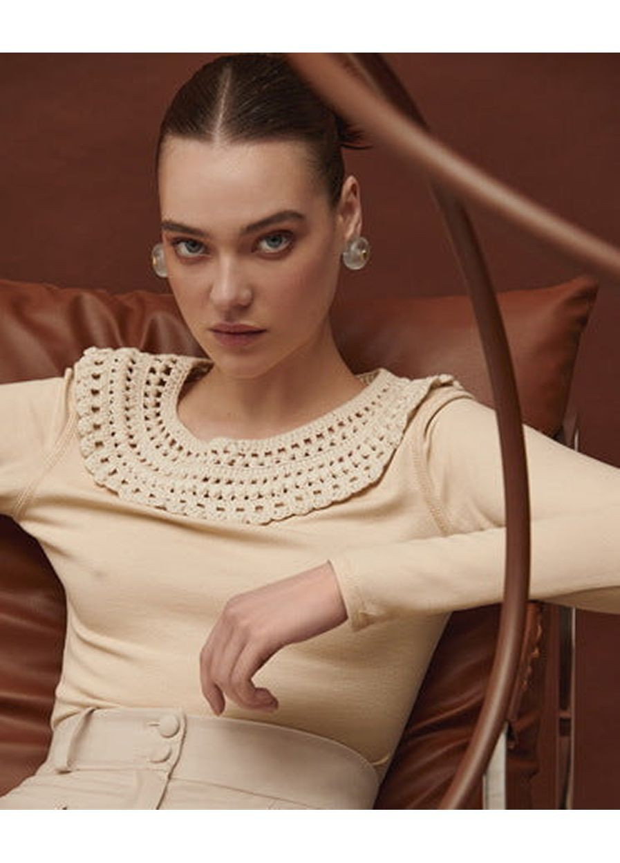 Трикотажне боді з елементами макраме, натхненне Золотою Пектораллю Malva Florea (365656588)