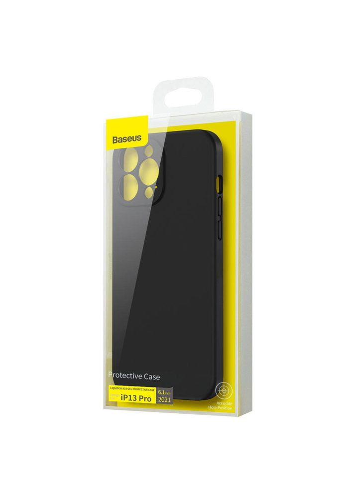 Чохол Liquid Silica Gel Protective Case For Black Baseus iPhone 13 Pro (297454224)