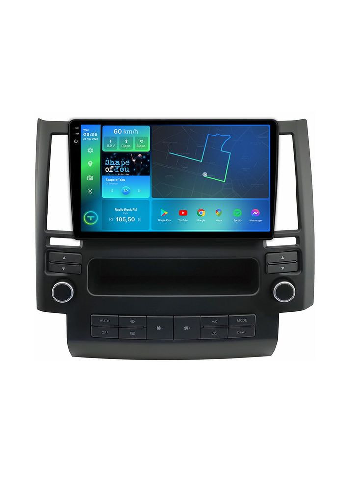 Штатна магнітола 2K Infiniti FX35 2006-2009 FL9 4+64Gb 4G Carplay DSP Torssen (307086933)