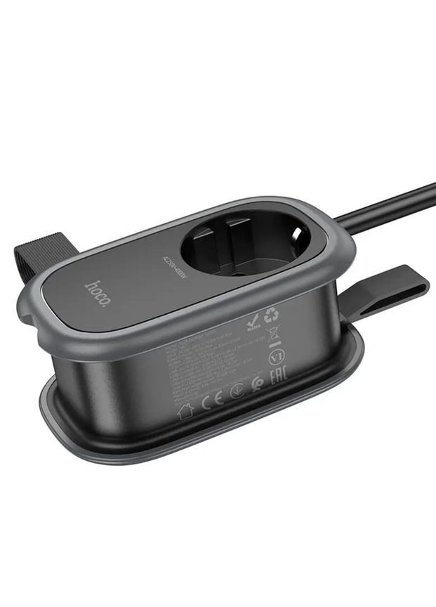 Сетевой удлинитель NS7 Sharp USB-C / USB-A Черный Hoco (338378082)