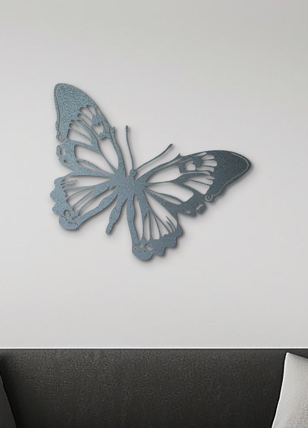 Декоративне панно з дерева, настінний декор для дому "Великий метелик", інтер'єрна картина 50х60 см Woodyard (292111764)