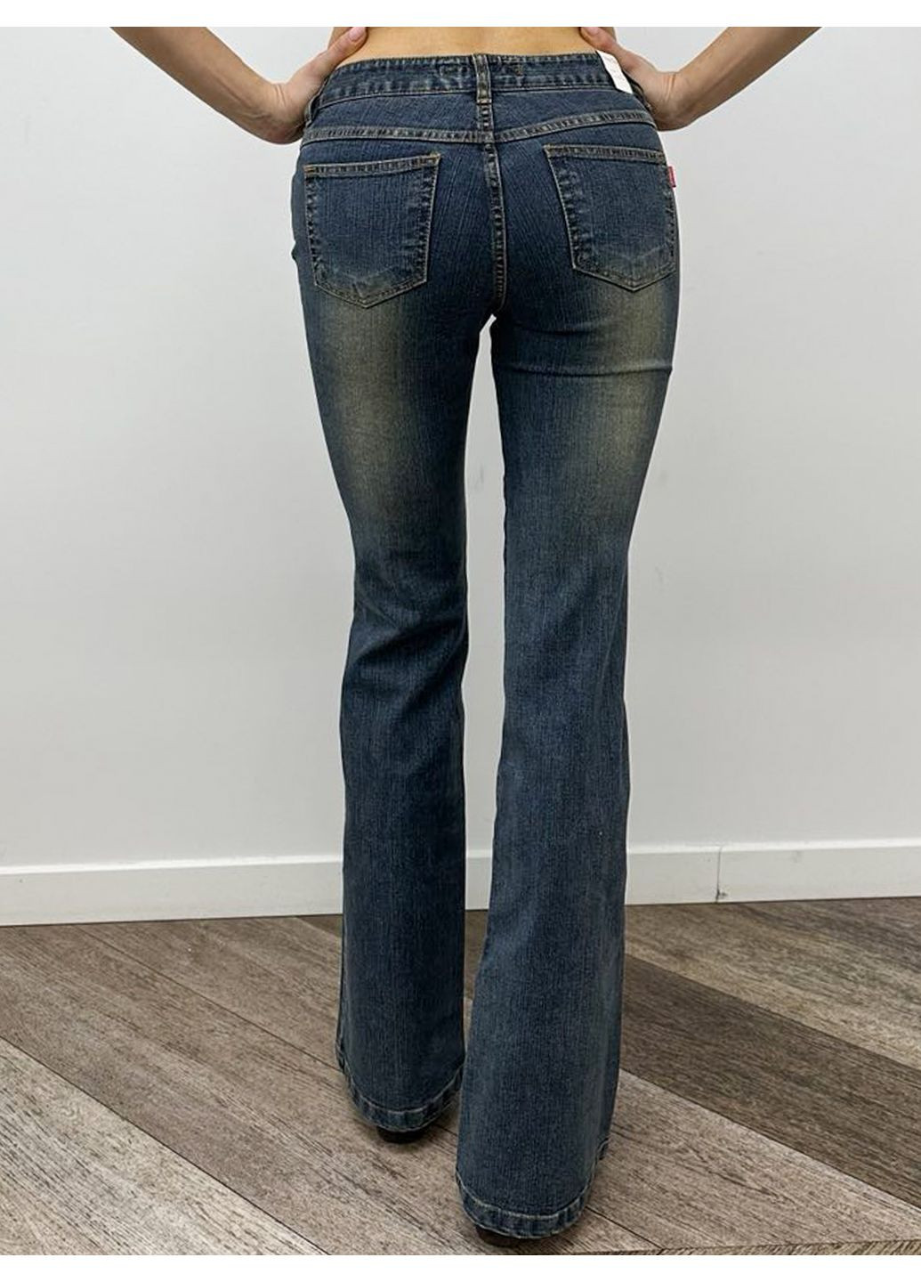 Жіночі вінтажні клешені джинси Синій Tantra - (364315612)