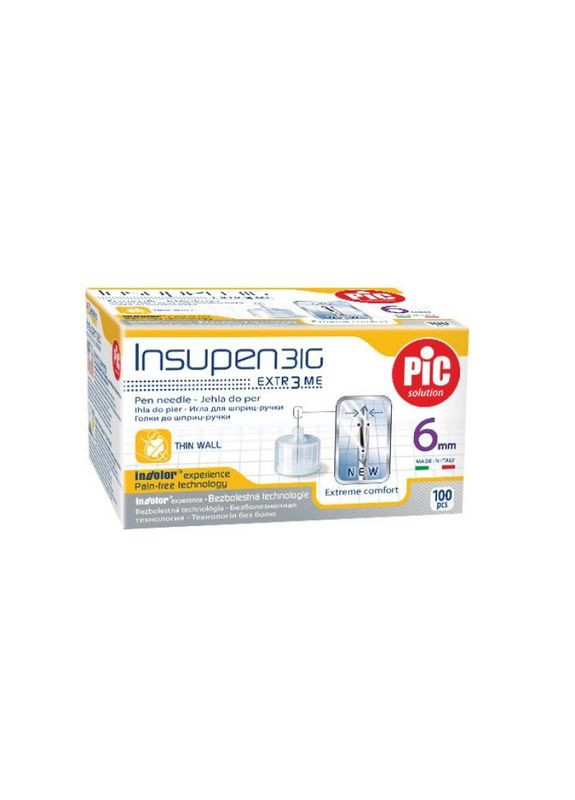 Иглы Insupen (Инсупен) 31G/6 мм для шприц-ручки No Brand (323168779)