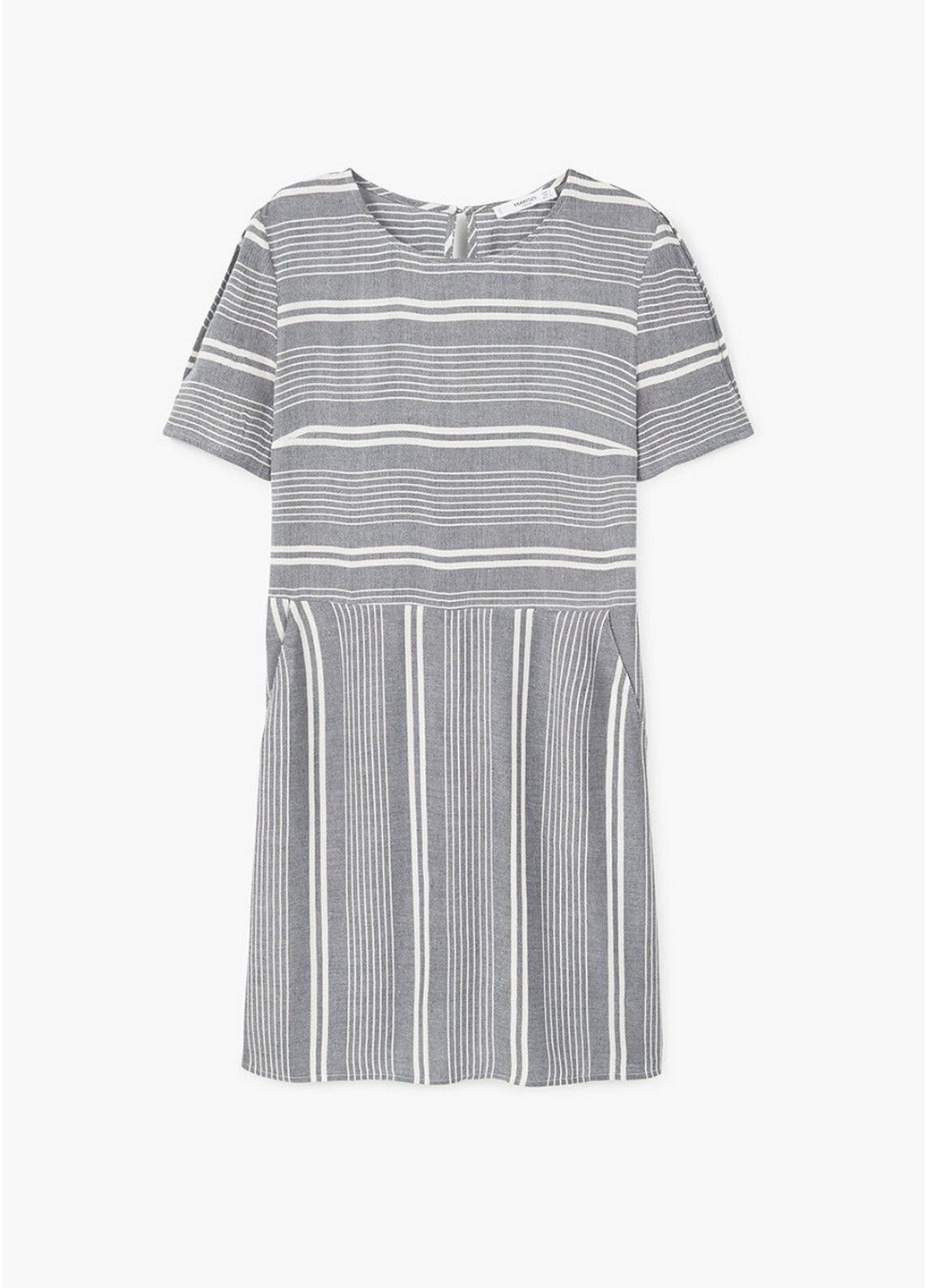 Чорно-білий кежуал сукня Mango