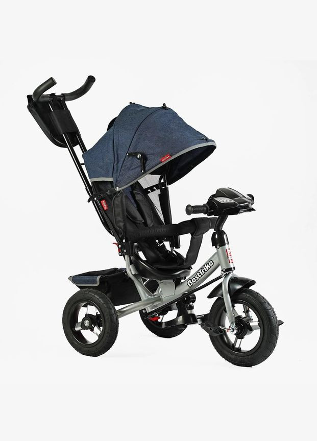 Велосипед триколісний з батьківською ручкою надувні колеса (3390 32-068) Best Trike (316089774)