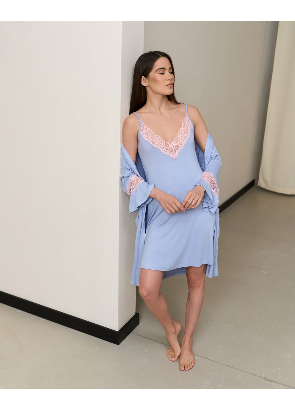 Комплект сорочка з халатом Nicoletta (368754362)