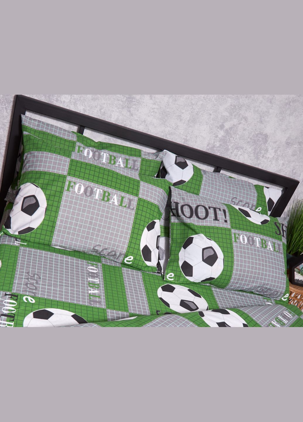 Набір наволочок Бязь Gold Люкс 40х40 2 шт (MS-840000168) Moon&Star Football (289715407)