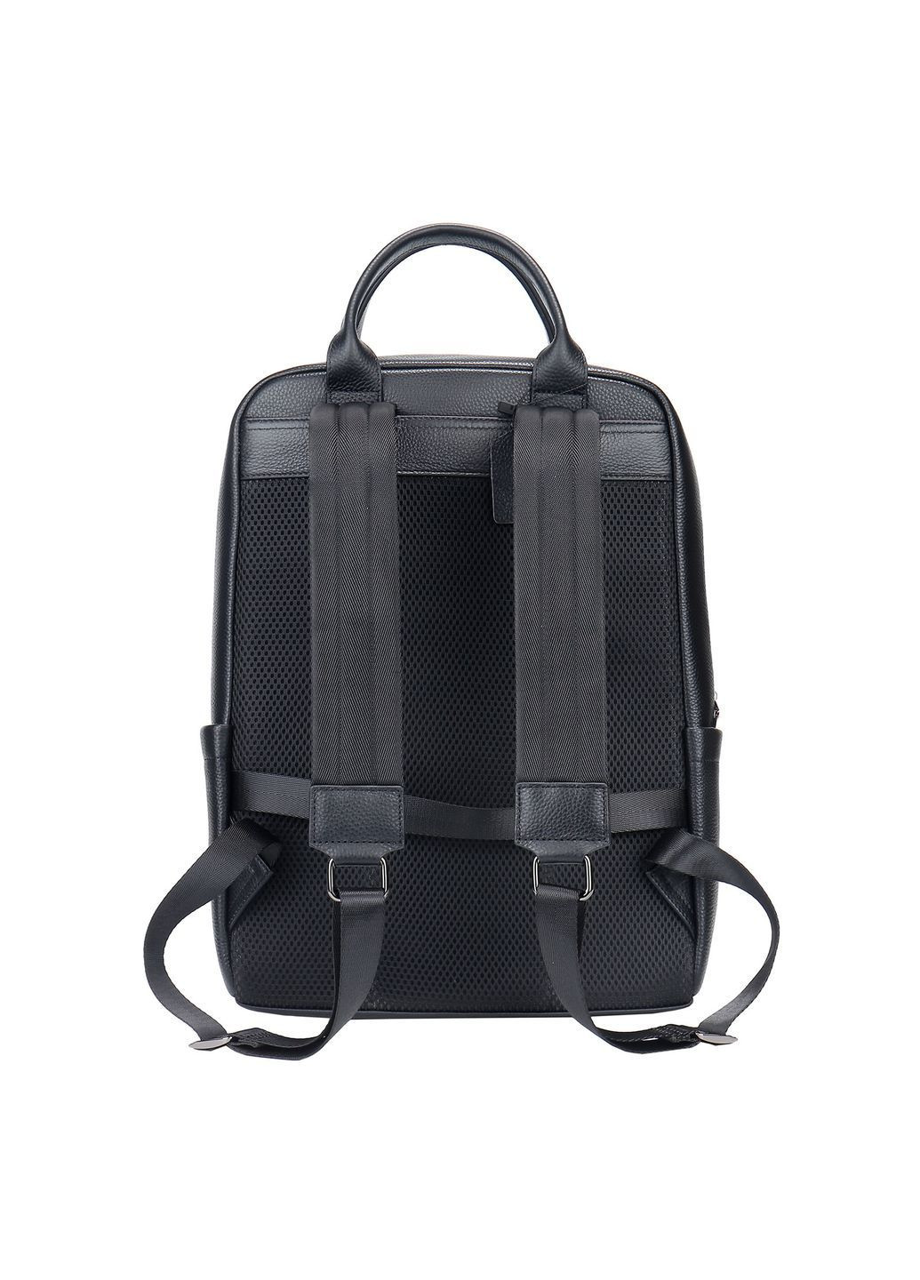 Оригінальний чоловічий рюкзак з якісної натуральної шкіри з відділенням під ноутбук Qvant 131419-122 - Чорний Tiding Чоловічі шкіряні рюкзаки (366889747)