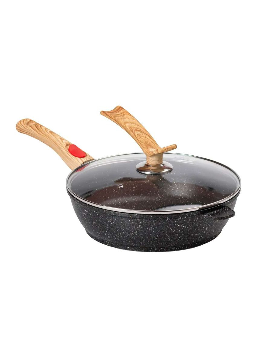 Сковорода універсальна алюмінієва 28 см зі знімною ручкою, MGC (328603464)