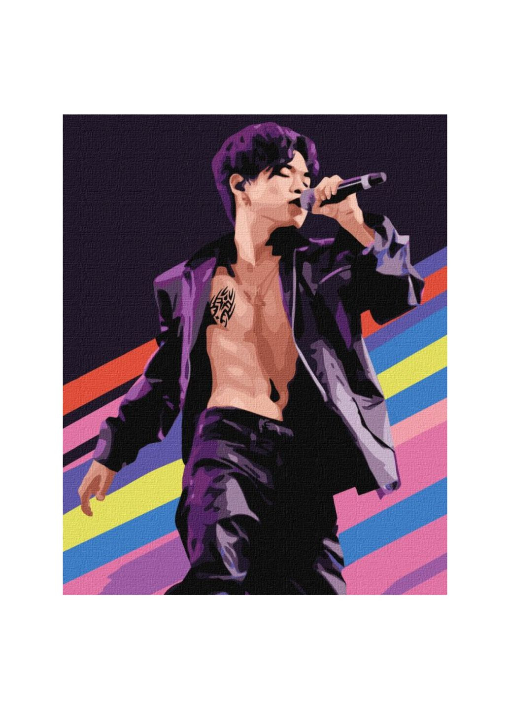 Картина по номерам "Мелодия голоса" ©art_selena_ua, 40х50 см, KHO8376 IDEYKA (313588254)