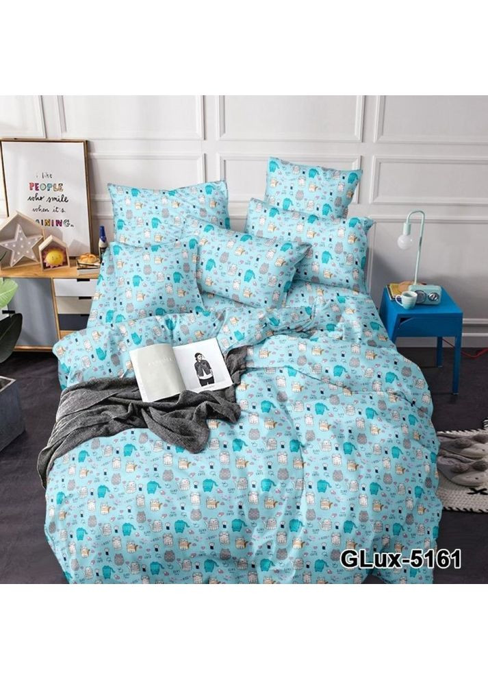 Постільна білизна Муркотики, бязь Полуторний розмір, наволочки 70/70 No Brand (364220567)