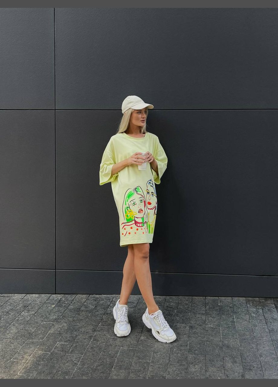 Женская футболка с принтом. No Brand - (325833821)