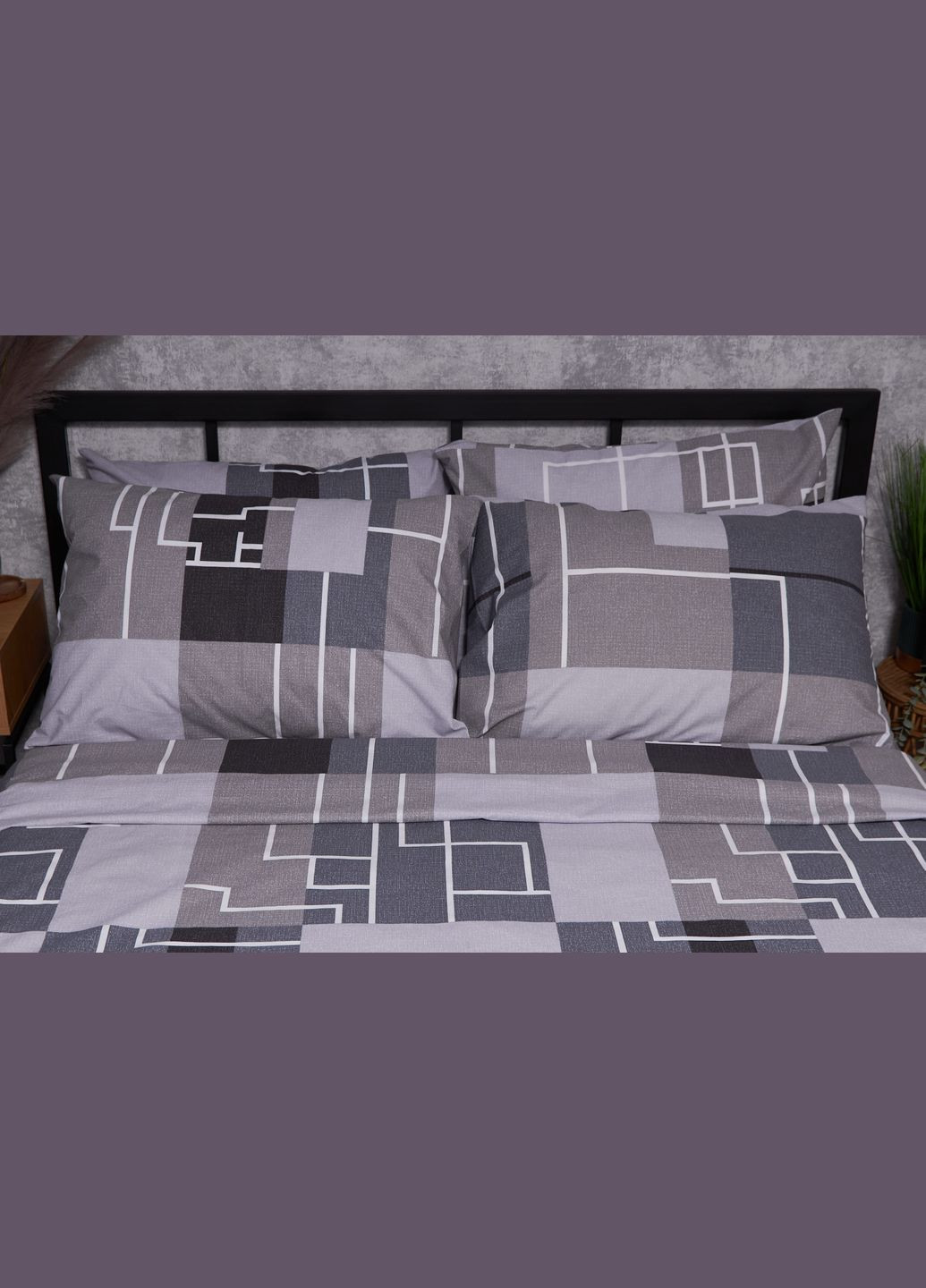 Комплект постельного белья Бязь Gold Люкс «» полуторный 143х210 наволочки 4х70х70 (MS-820002002) Moon&Star Domiano (285717792)