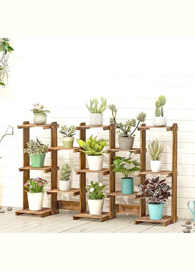 Підставка для квітів з дерева Барейро 13 мускат (ЦСТ-1313207) No Brand (328228197)