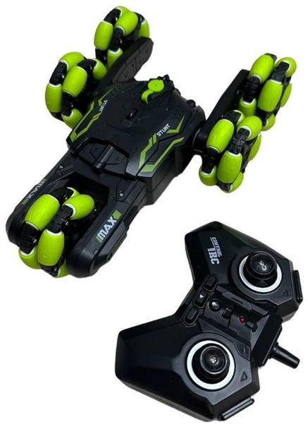 Машинка-перевертыш трюковая на радиоуправлении с пультом управления зеленый (2017237685) iMax (328261783)