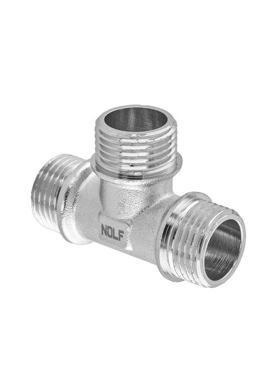 Тройник NFC.T06MMM-N-1/2''MMM никелированный (NF3101) NOLF (360715082)