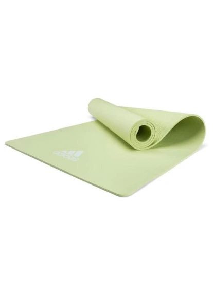 Коврик для йоги Yoga Mat Уни 176 х 61 х 0,8 см Зеленый (ADYG-10100GN) adidas Yoga Mat Уні 176 х 61 х 0, 8 см Зелений (366703510)