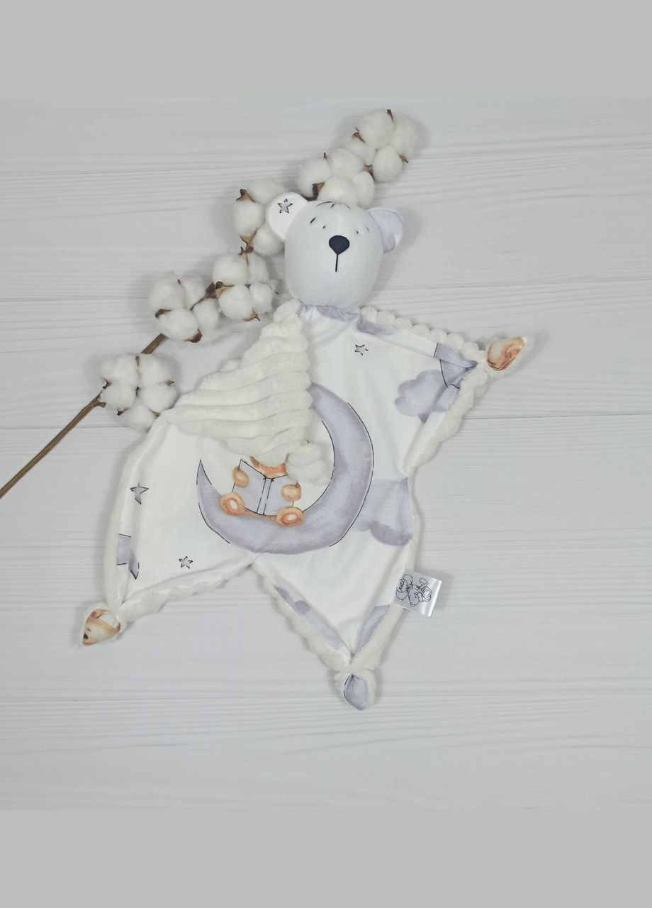 Набір для новонародженого: пелюшка, подушка і іграшки a.l.babybox Ведмедик Білий No Brand (308379624)