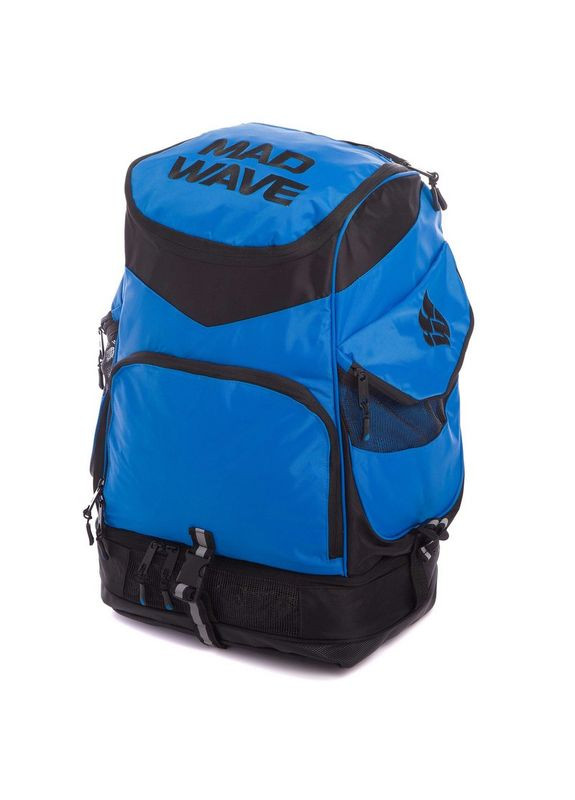 Рюкзак спортивний MadWave M112301 MAD TEAM (поліестер, нейлон, р-р 50х34х24см, 41л, синій) Mad Wave (361435173)