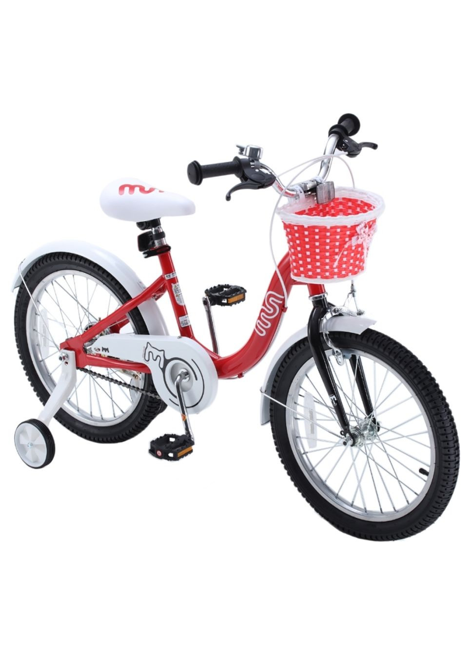 Велосипед детский Chipmunk MM Girls 18", OFFICIAL UA, красный (CM182-red) RoyalBaby (316396445)