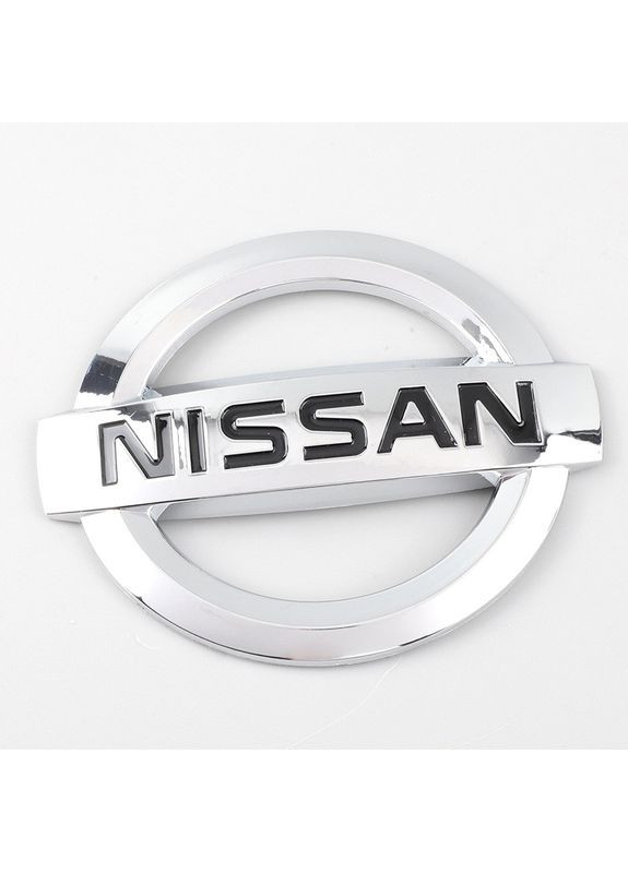 Емблема решітки / багажника (Хром) 118х100 мм (на скотчі) Nissan (369612014)