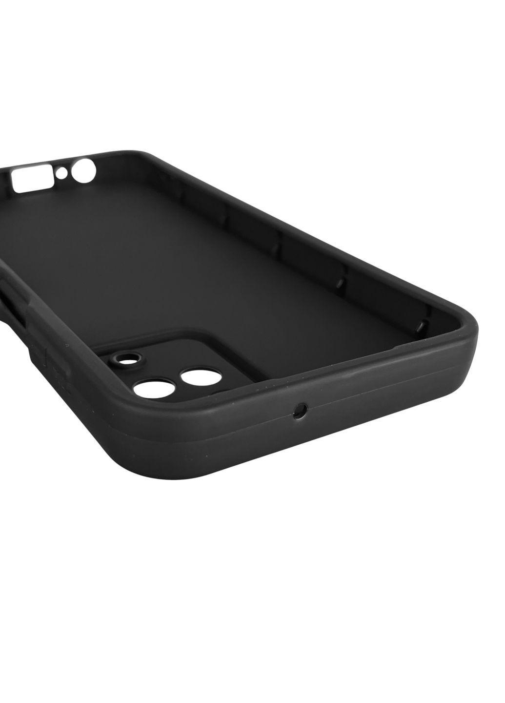 Чехол силиконовый Soft Touch с 3D принтом для Galaxy M12 (SM-M127F) черный (Полная защита камеры) Samsung (371652838)