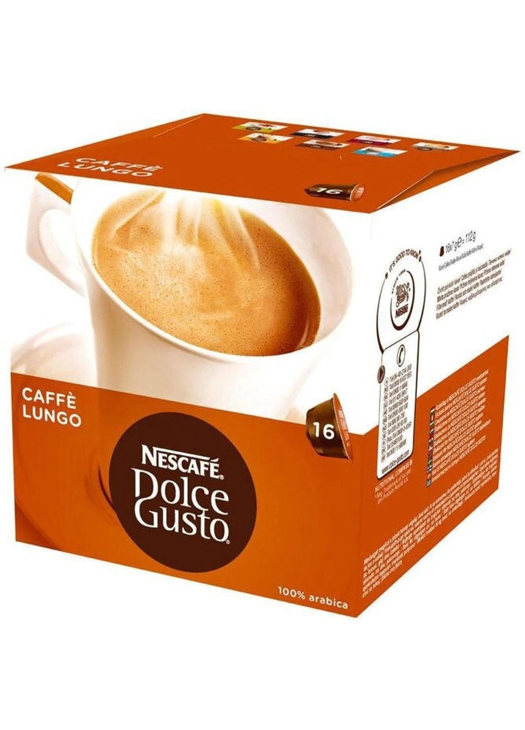 Кофе в капсулах Dolce Gusto Caffe Lungo 16 шт Nescafe (400911923)