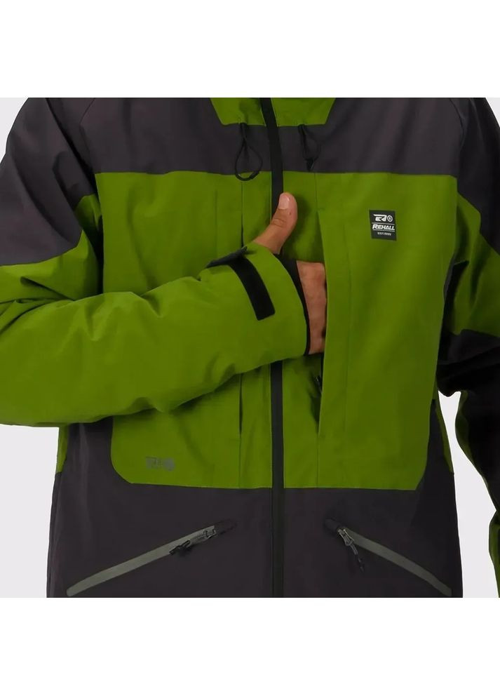 Куртка чоловіча Crocks 2026 Чорний-Зелений Rehall (370163046)