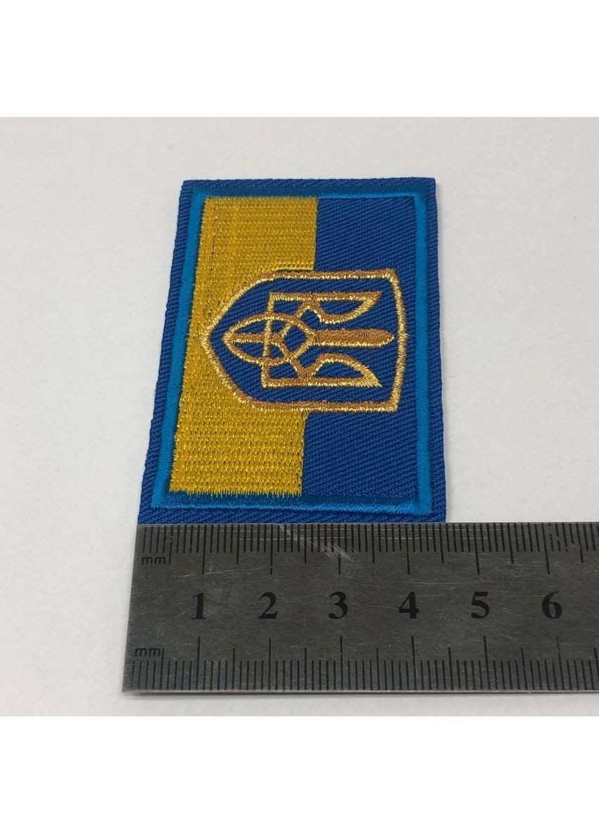 Термонаклейка Флаг с трезубцем -1 шт, 4,5х7 см Plus-plus (352746669)